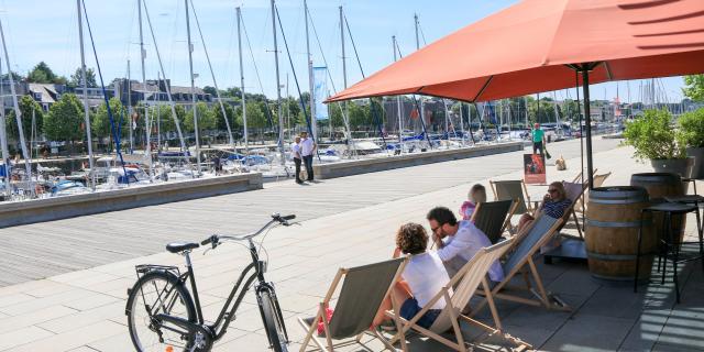 Vélo et apéro au Port De Vannes