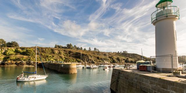 Belle Ile en mer , port de Sauzon