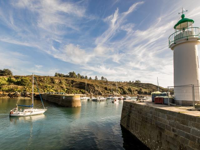 Belle Ile en mer , port de Sauzon