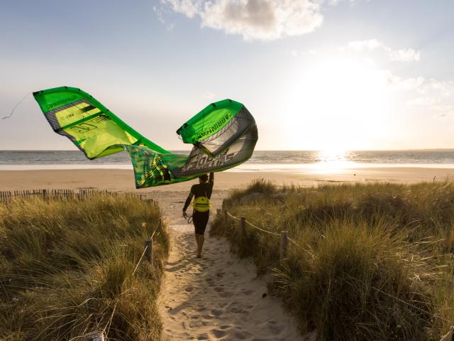 kite surf à Guidel