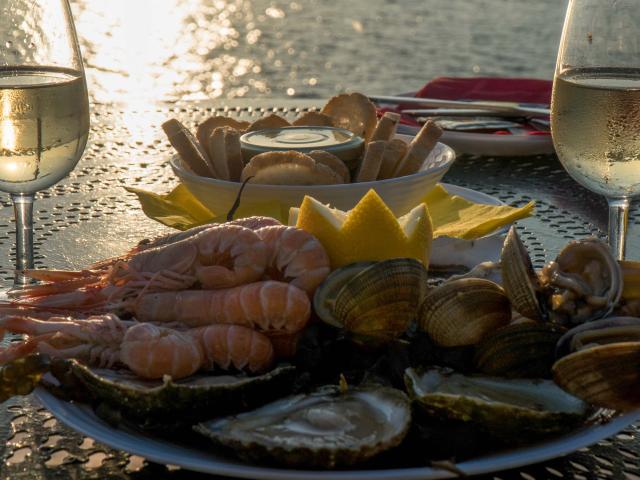 Plateau de fruits de mer, Maison Jégat, Arradon