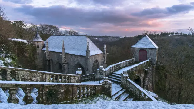 Sainte-Barbe sous la neige