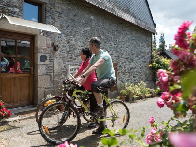 Accueil vélo à Brocéliande