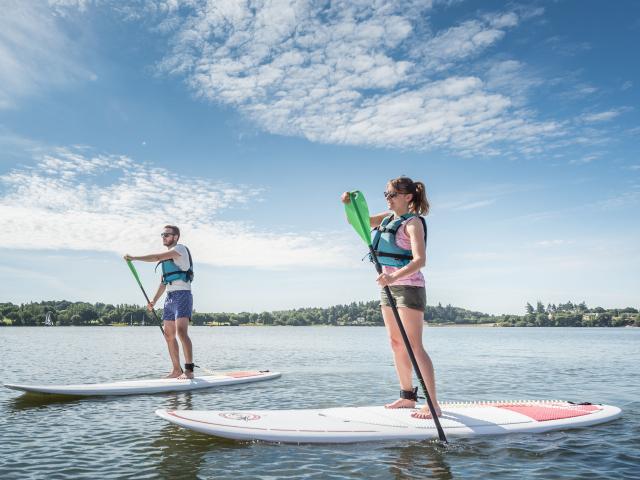 Paddle sur le Lac du Duc