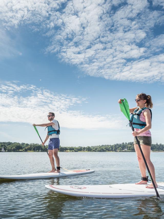 Paddle sur le Lac du Duc