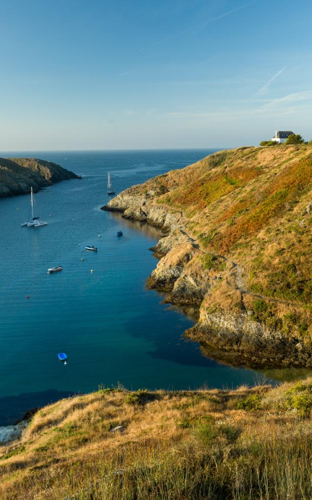 Belle-Ile, Bangor, la vue depuis le Castel Clara