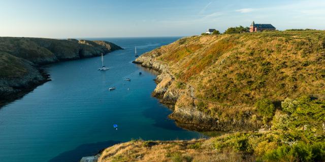 Belle-Ile, Bangor, la vue depuis le Castel Clara