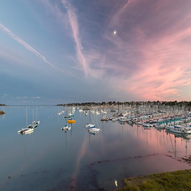 Vue sur le port, La Trinité sur Mer