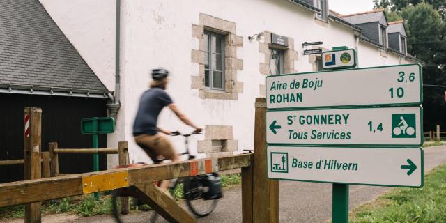 Saint Caradec Hilvern à vélo