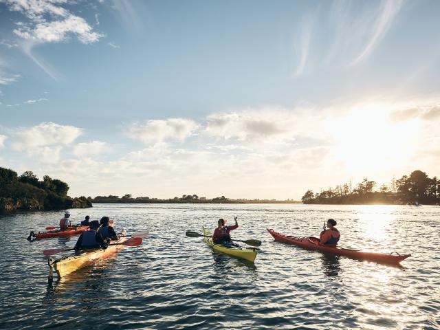 Kayak dans le Golfe du Morbihan