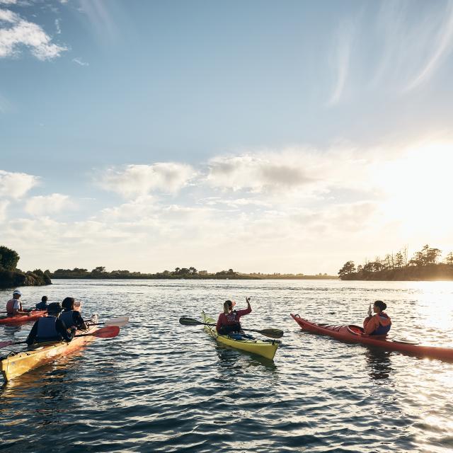 Kayak dans le Golfe du Morbihan