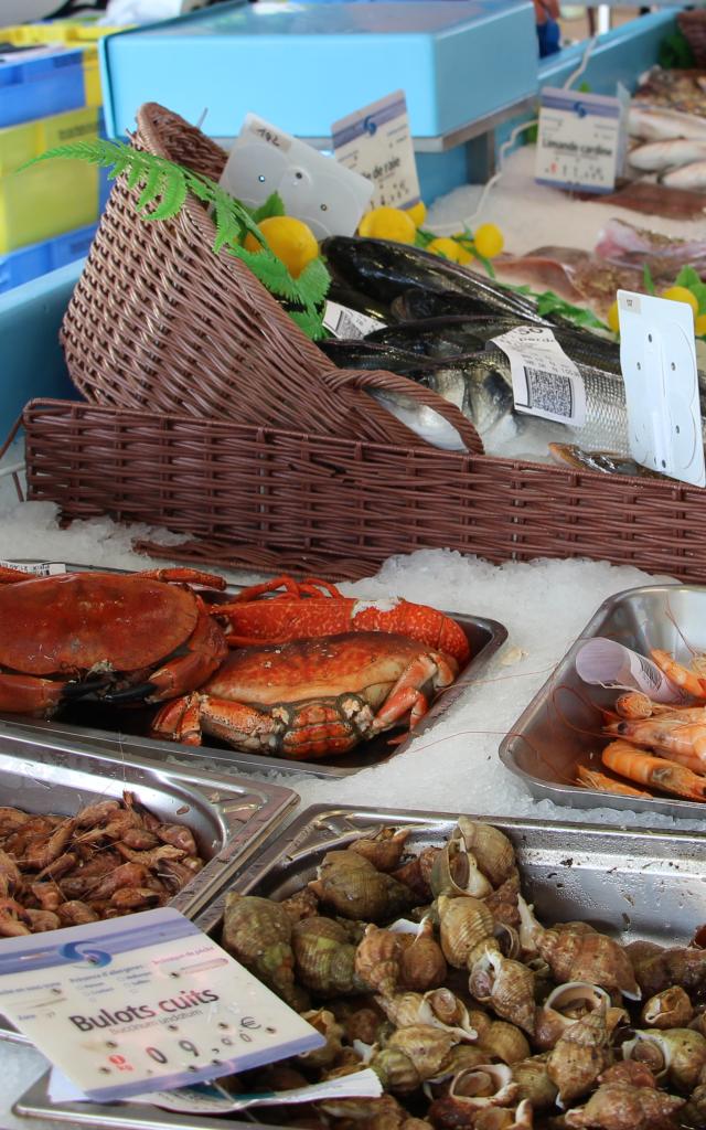 Fruits De Mer au marché de Carnac