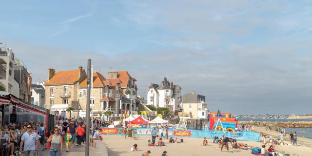 Plage et promenade de Port Maria, Larmor-Plage