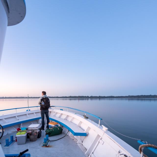 Bateau entre Séné et l'île d'Arz