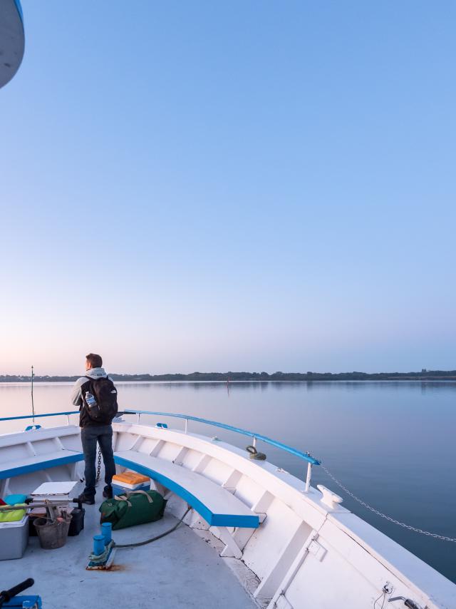 Bateau entre Séné et l'île d'Arz