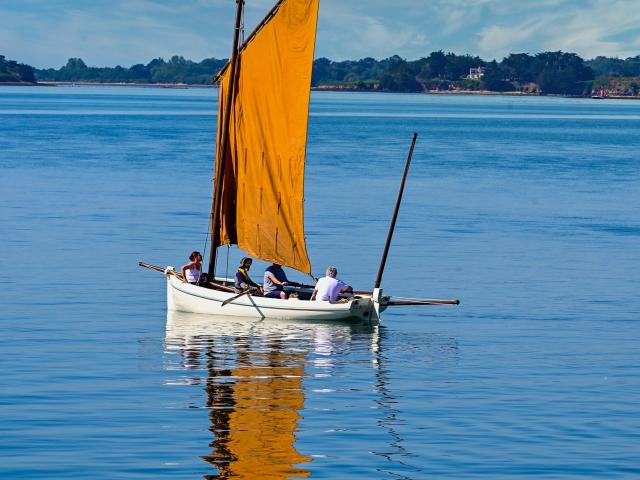 Gréement dans le Golfe du Morbihan