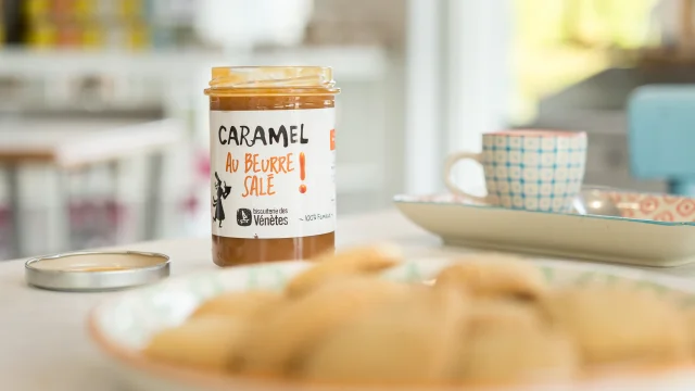 Caramel, biscuiterie les Venetes