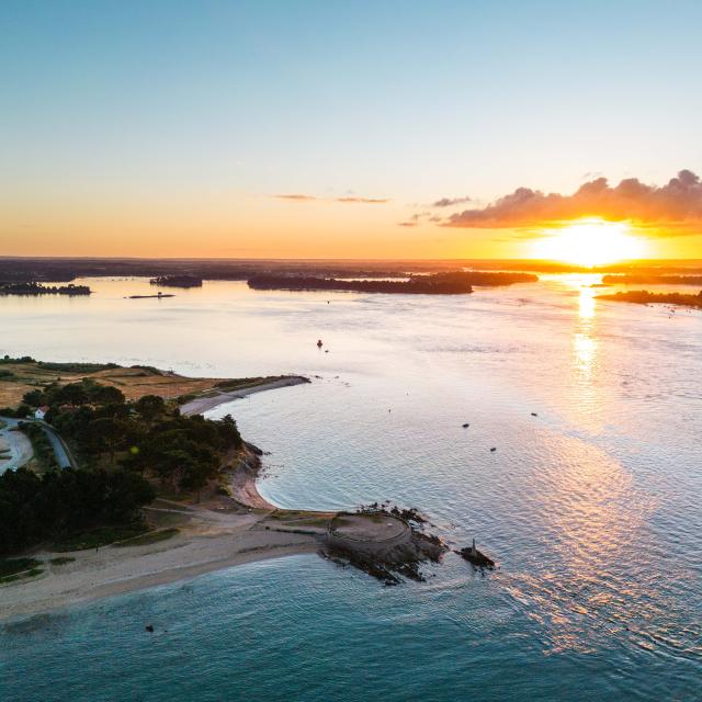 Locmariaquer, entrée du Golfe du Morbihan