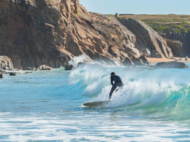 Surf en presqu'île de Quiberon