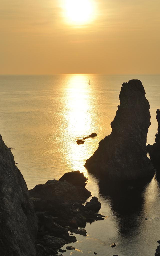 Les aiguilles de Port Coton, Belle Ile en Mer