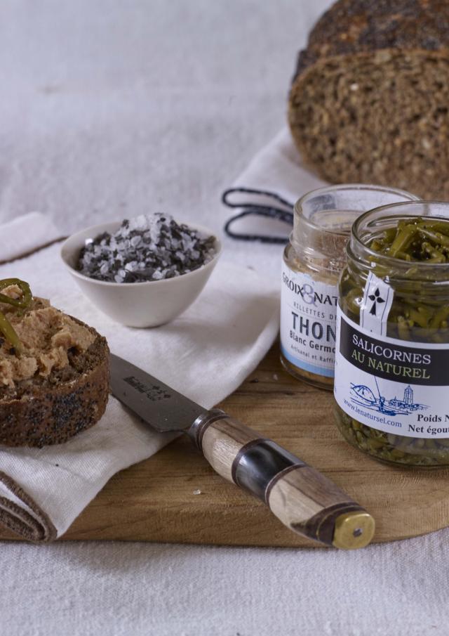 Tartinade Groix & Nature et Salicornes